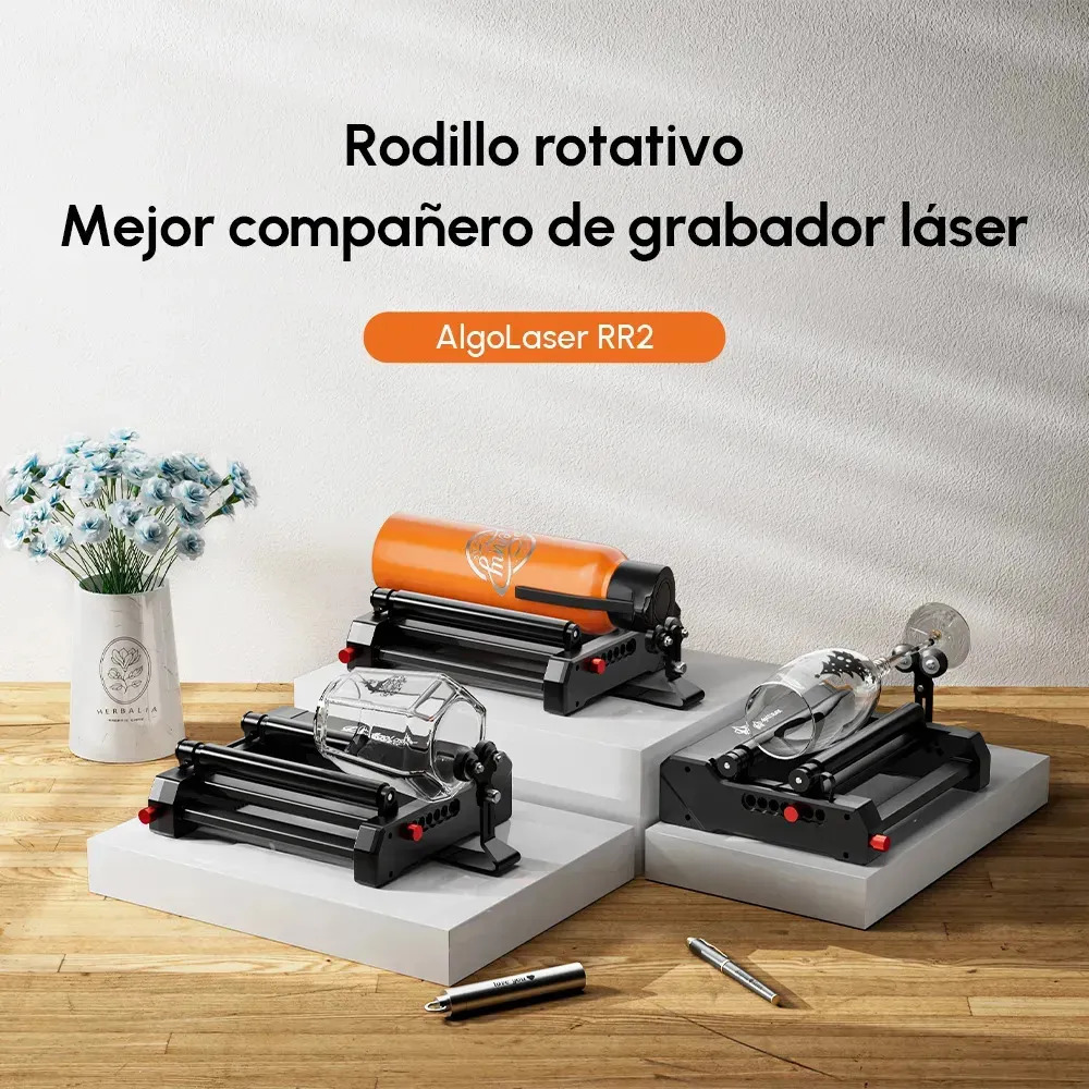 Accesorio Rotativo Algolaser Rr2 Para Grabadoras Laser