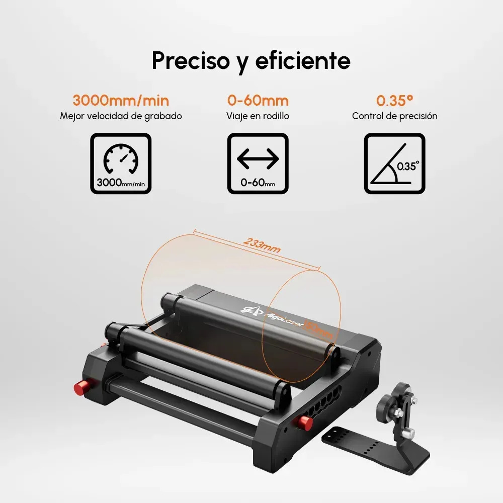 Accesorio Rotativo Algolaser Rr2 Para Grabadoras Laser