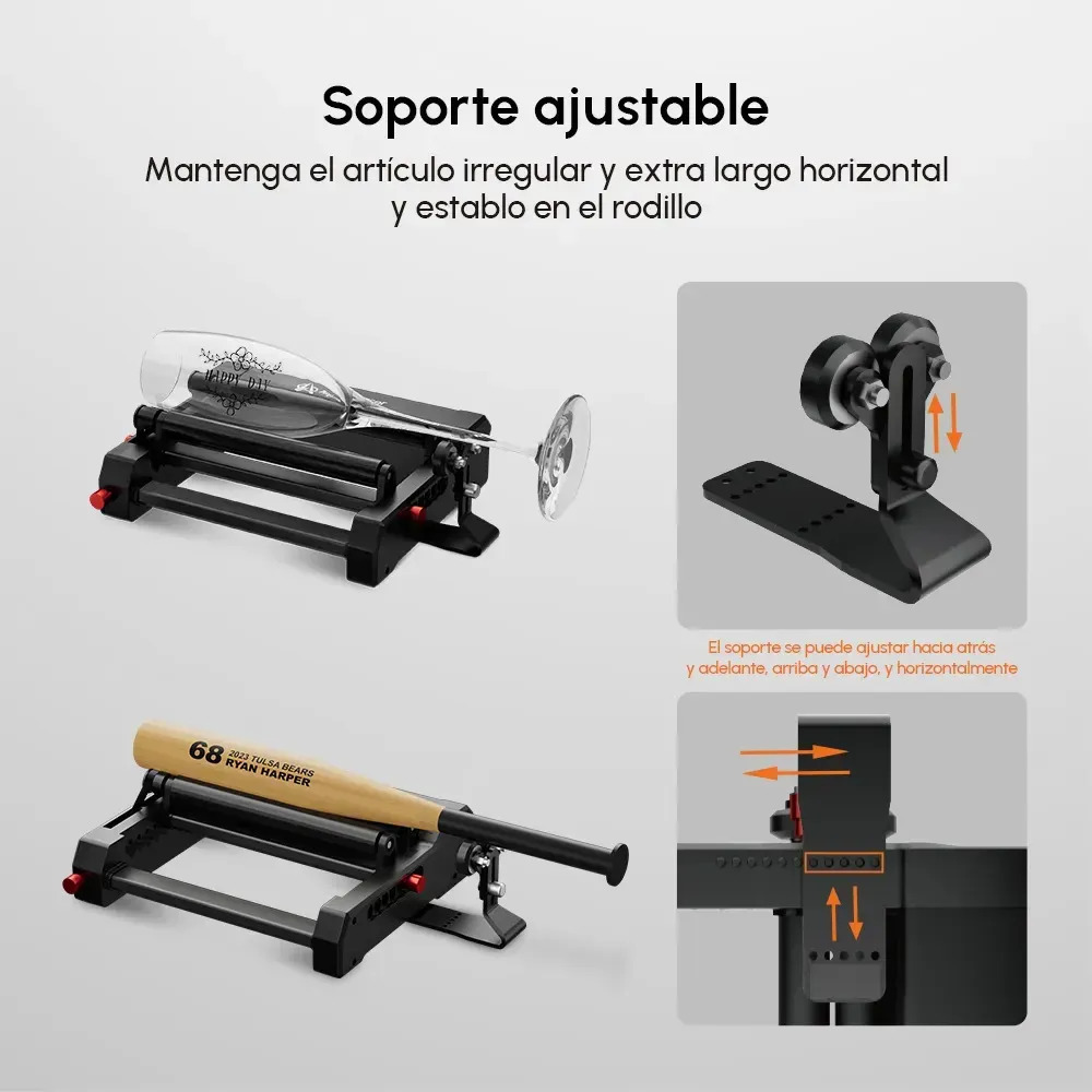 Accesorio Rotativo Algolaser Rr2 Para Grabadoras Laser