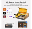 Cobertor Contra Humos Algo Laser Smart Enclosure 2.0 Cámara