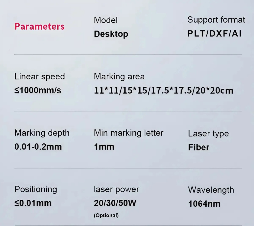 Laser De Fibra 20w Raycus