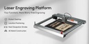 Plataforma Grabado Laser Ortur Lep 1.0 400x450 Mm