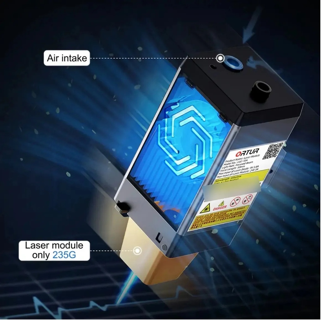 Cabezal Laser 10w Opticos Ortur Lu2 Compatible Con Atomstack