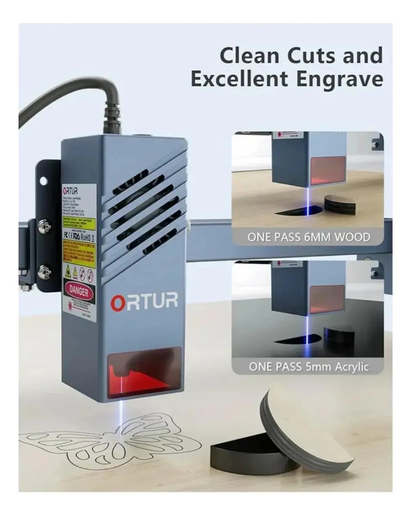 Grabadora Y Cortadora Laser Ortur H10 10w