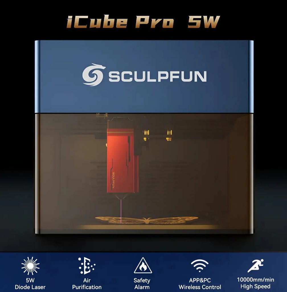Sculpfun I Cube Pro 5w 