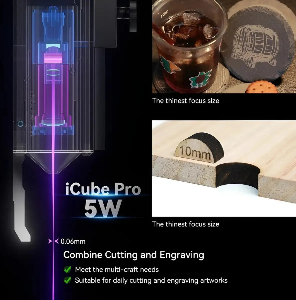 Sculpfun I Cube Pro 5w 