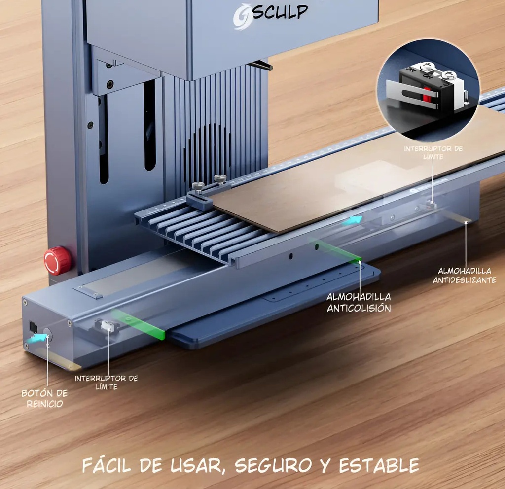 Kit De Expansion Area De Trabajo Para Sculpfun G9