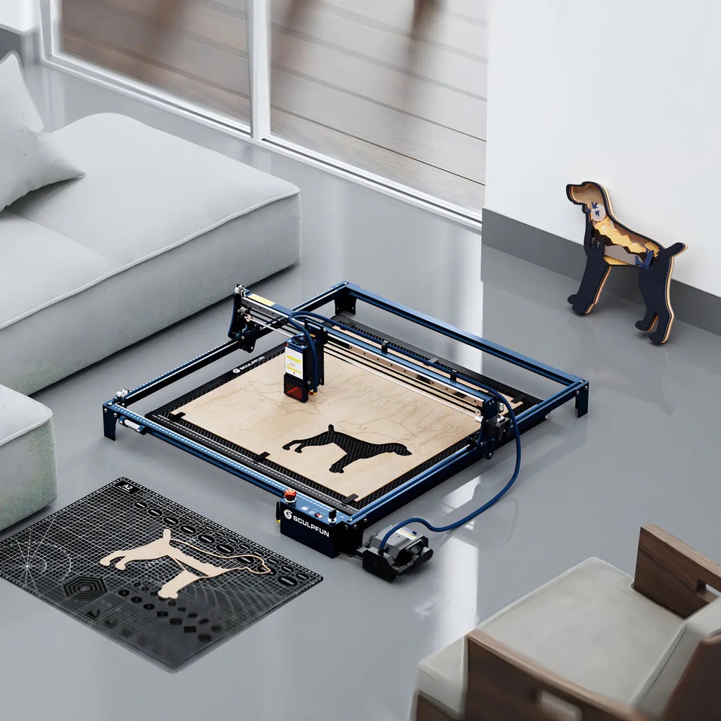 Máquina Cortadora Y Grabadora Láser Sculpfun S30 Ultra 22w