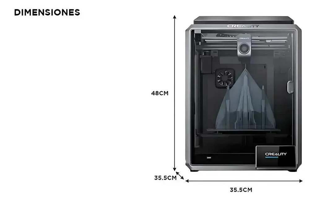 Impresora 3d Creality K1c Alta Velocidad, Precisión Wifi
