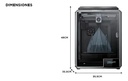 Impresora 3d Creality K1c Alta Velocidad, Precisión Wifi Negro