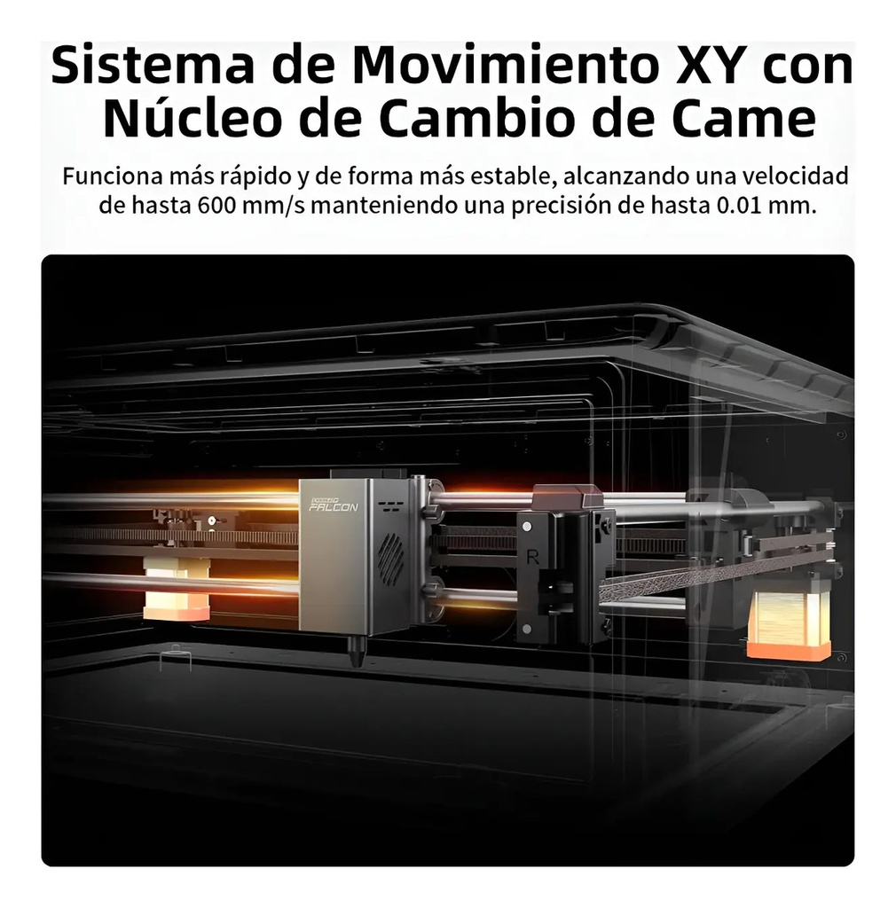 Grabadora  Laser Creality Falcon A1 10w Cobertor-aire-camara