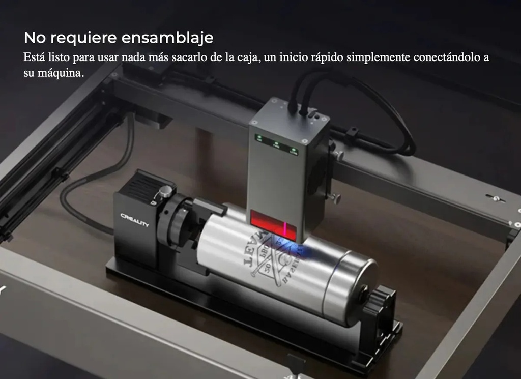 Rotativo Cnc Laser Creality P/ Grabadora Falcon Con Pies
