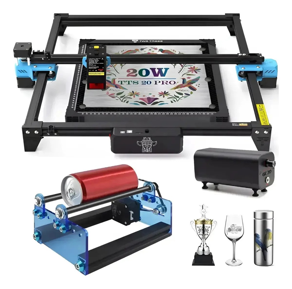 Maquina Grabado Y Corte Laser Two Trees Tts Pro 20w