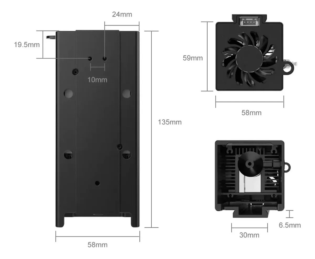Cabezal Laser Two Trees 20w Opticos Para Ts2