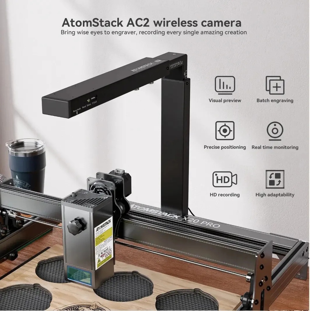 Atomstack Ac2 - Camara Para Lightburn
