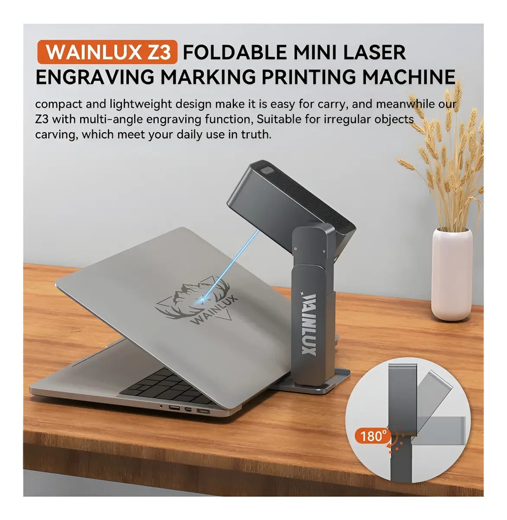 Laser Grabado Y Corte Portátil Plegable Wainlux Z3