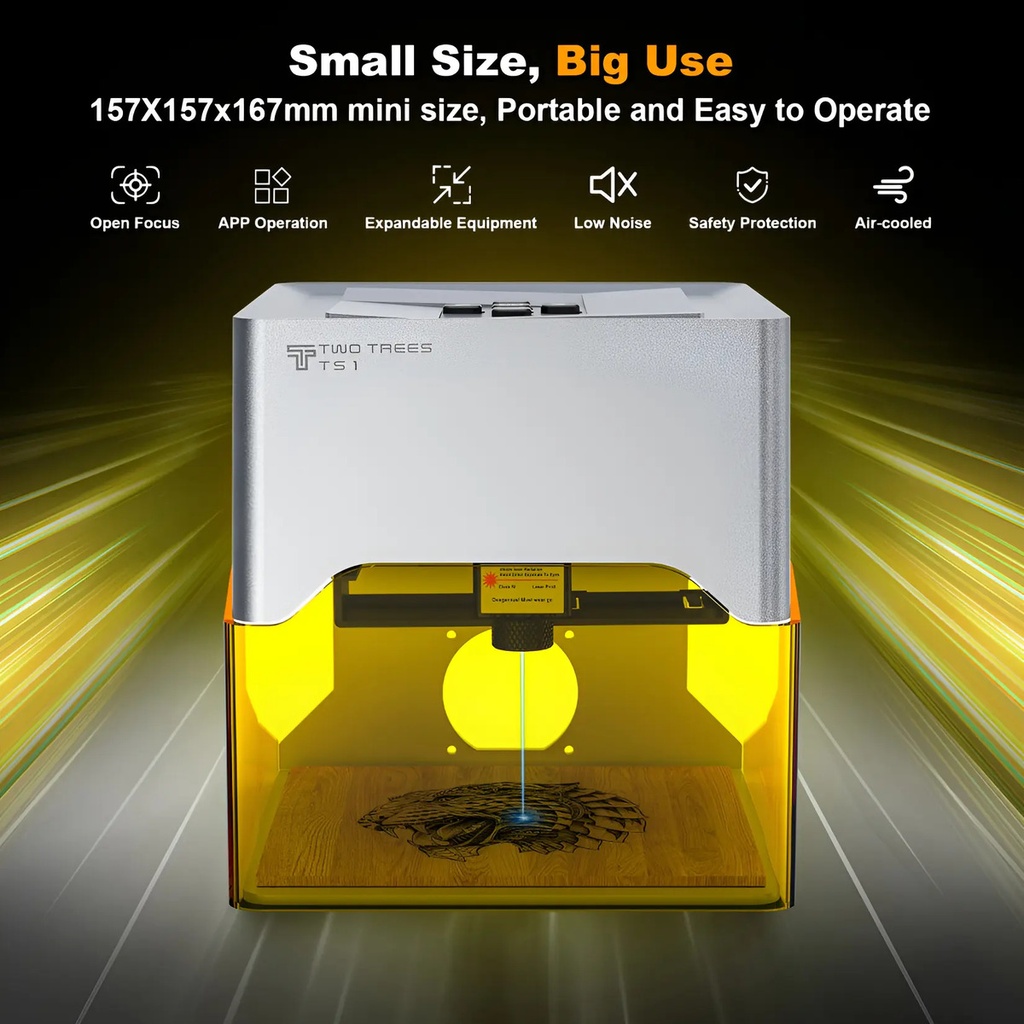 Grabadora Laser Mini Two Trees  Ts1 3w