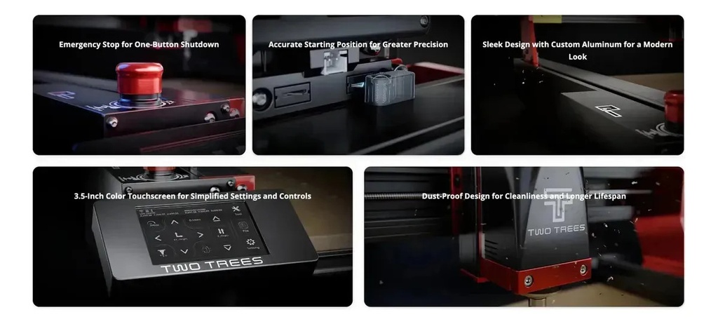 Router Cnc Two Trees Ttc 450pro 500w + Rotativo 4to Eje