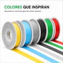 Filamento PLA Lite Verde 1kg Con Carrete Bambulab