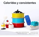 Filamento PLA Lite Rojo 1kg Con Carrete Bambulab 