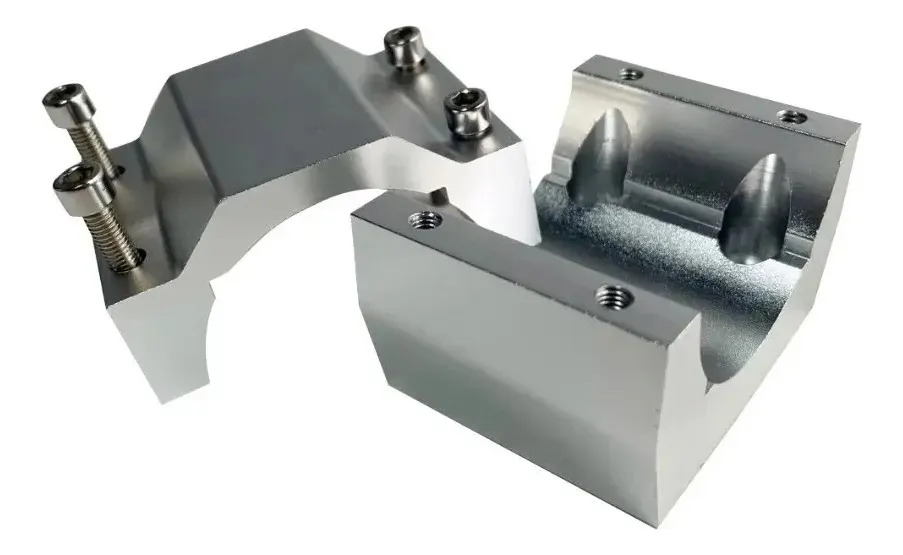 Abrazadera Husillo 52mm Y Laser 2 En 1 De Aluminio