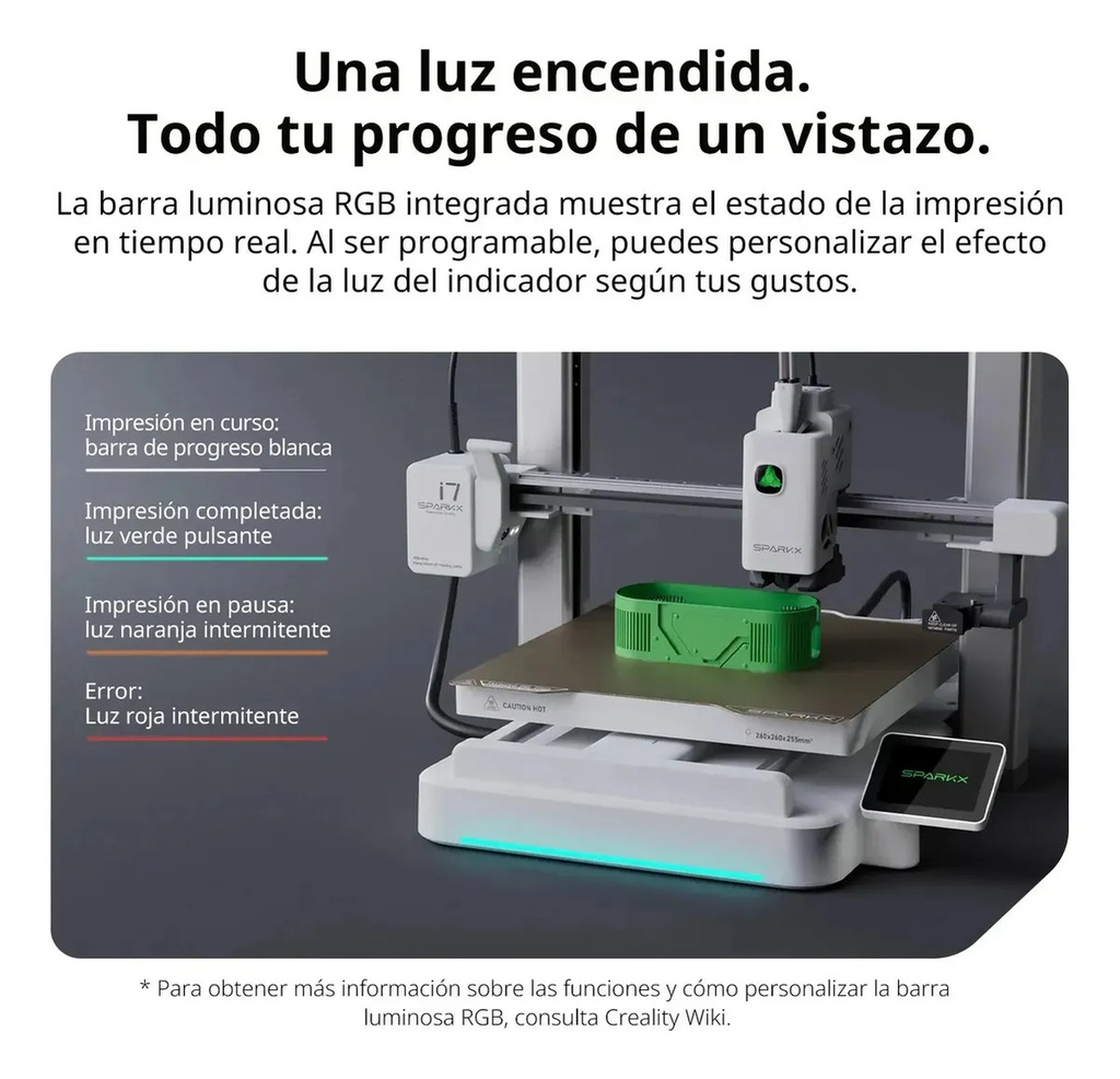 Impresora Creality SPARKX i7 Combo