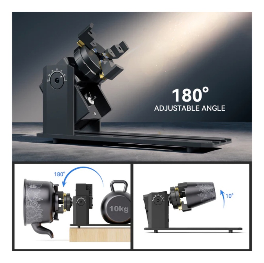 Rotativo Sculpfun Ra Pro Max - Chuck 4 En 1