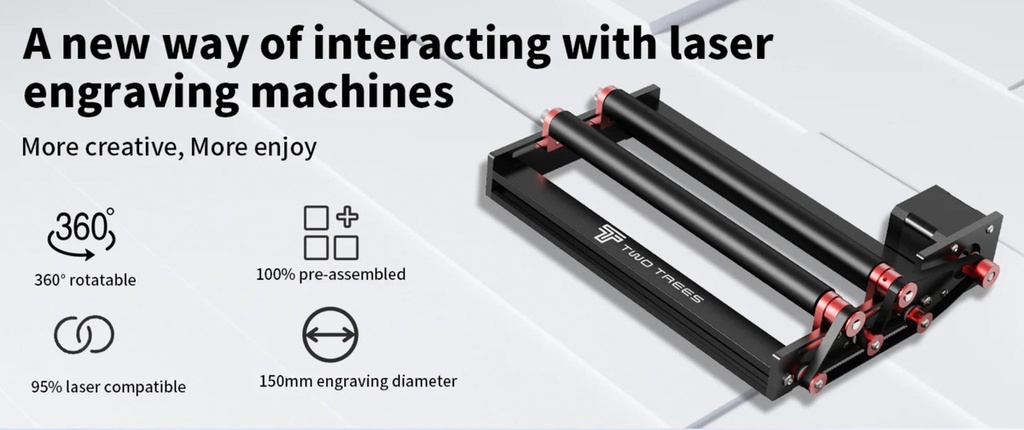 Rotativo Two Trees Tr3 - Compatible Con Otras Marcas!