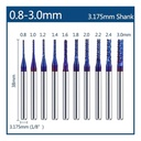 10 Fresas Nano Para Cnc 3018 Pcb, Metales, Madera, Plastico