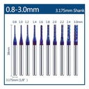 10 Fresas Nano Para Cnc 3018 Pcb, Metales, Madera, Plastico