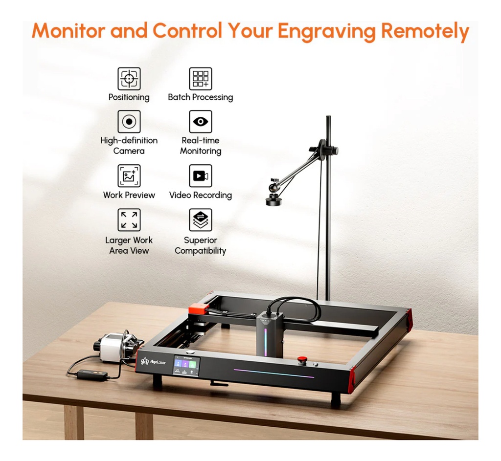 Camara Algo Laser Para Software Lightburn (cnc Laser)