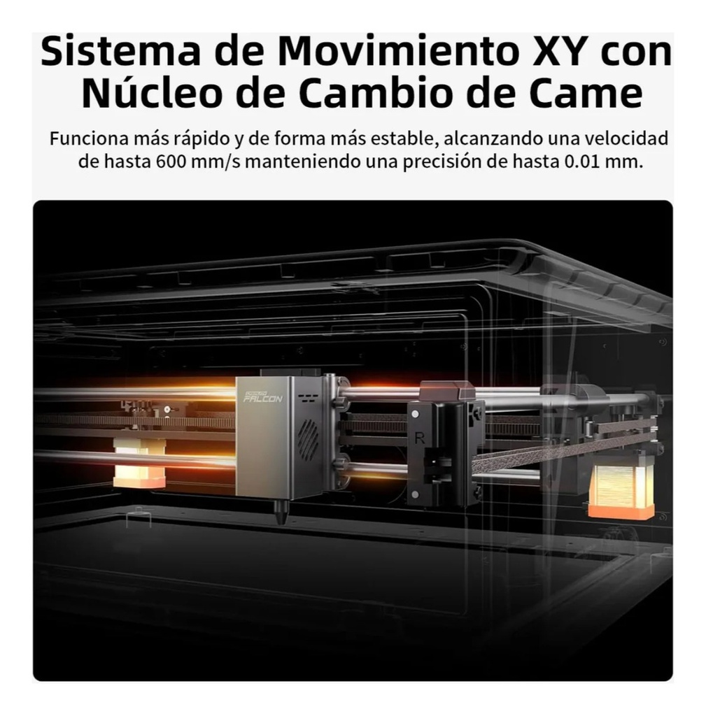 Grabadora  Laser Creality Falcon A1 10w Cobertor-aire-camara