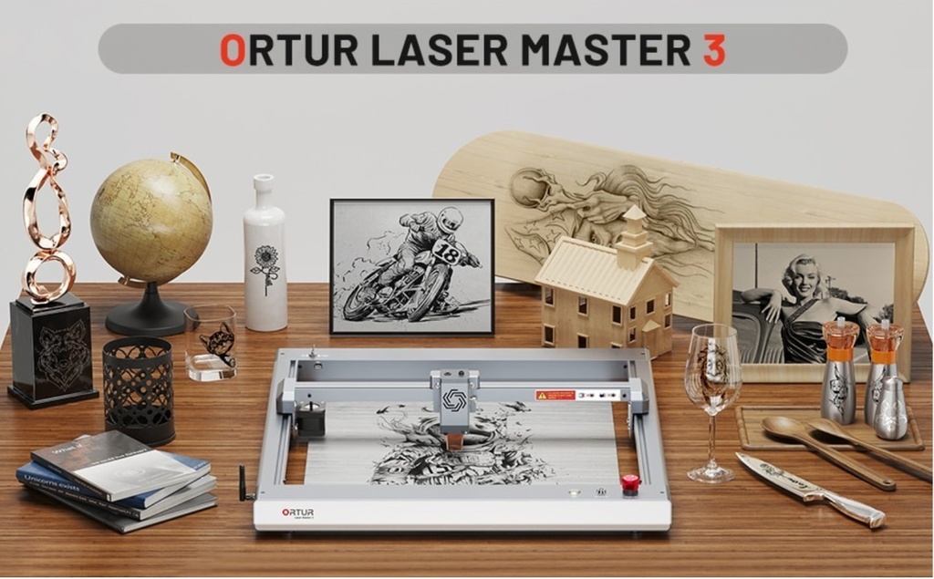  Nueva Ortur 3 Cnc Laser Corta 3mm Mdf En 1 Pasada Con Wifi 