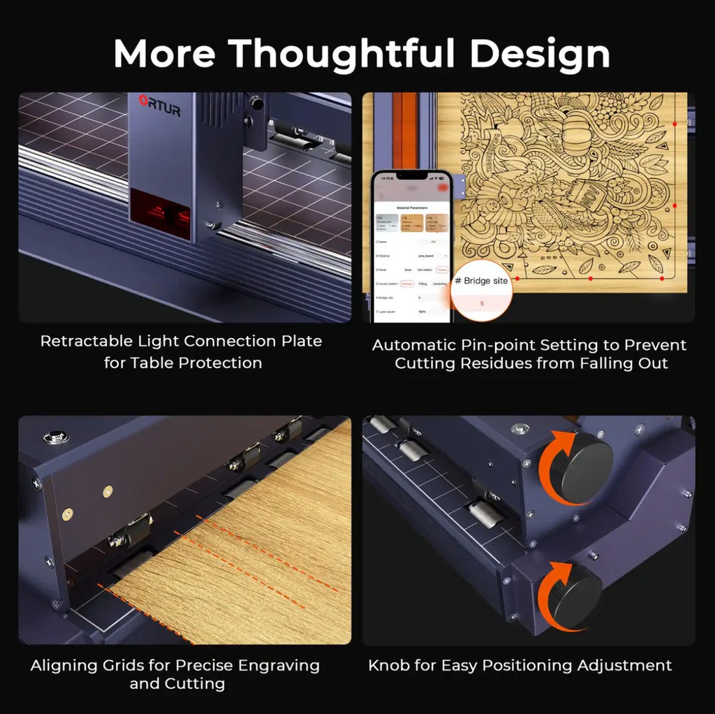 Grabadora Y Cortadora Laser Ortur F10 20w - Trabajos Grandes