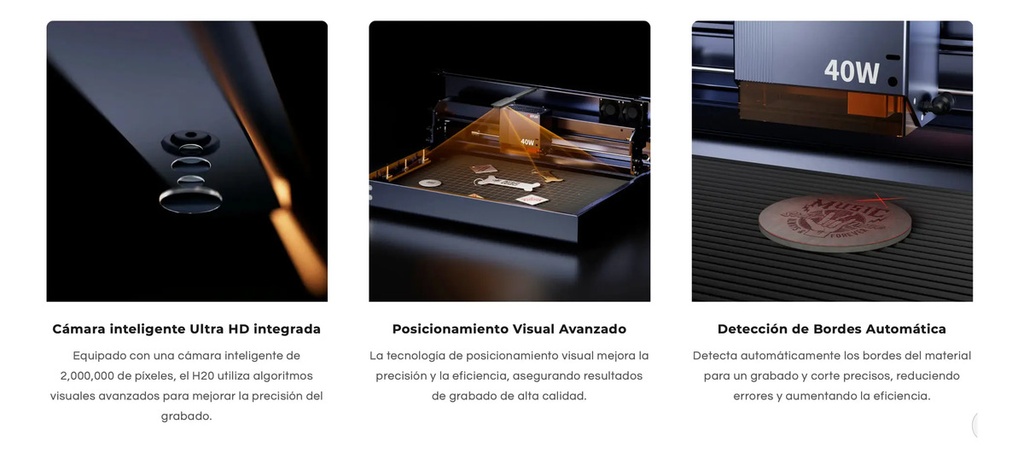 Grabadora Y Cortadora Laser Ortur H20 20w - La Mas Completa