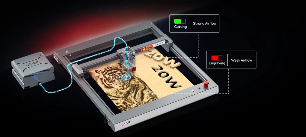 Grabadora Y Cortadora Laser Ortur Lm3 20w