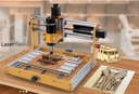 Fresadora Router Cnc 3018plus Husillo 300w, Laser 80w
