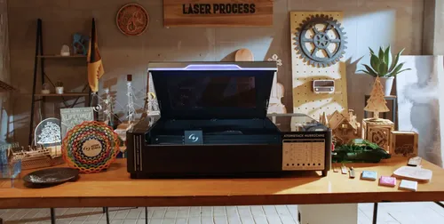 Laser Co2 Atomstack Hurricane 55w - Corta Acrilico Transp.