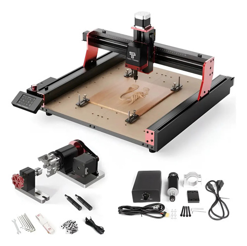 Router Cnc Two Trees Ttc 450pro 500w + Rotativo 4to Eje