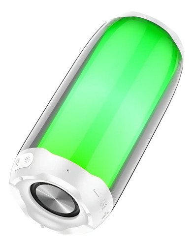 Bocina Portátil Con Pantalla Multicolor BLANCO