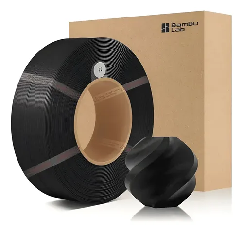 Filamento Pla lite Negro 1kg Bambulab 