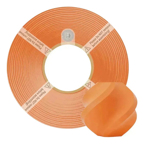 Filamento PLA Matte Naranja Mandarina 1kg Bambulab 