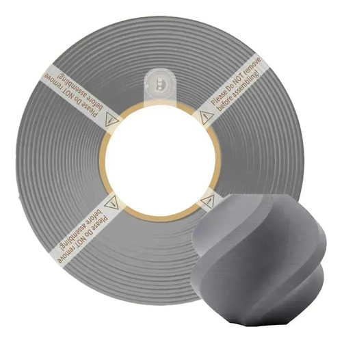 Filamento PLA Matte Gris Ceniza  1kg Bambulab 