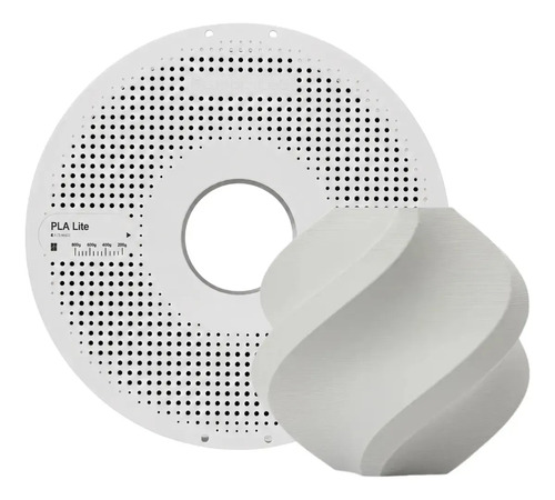Filamento PLA Lite Gris 1kg con Carrete Bambulab