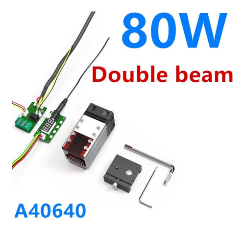 [ACC-LAS-NEJE-A40640 KIT 80W] Cabezal Laser 80w Neje Kit Con Placas Interface Corta Mdf !