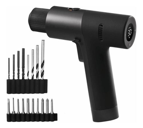 [TOOL-HOTO-TAL 12V DRILL AZ] Hoto Taladro/destornillador Inalámbrico, Recarga Usb Display