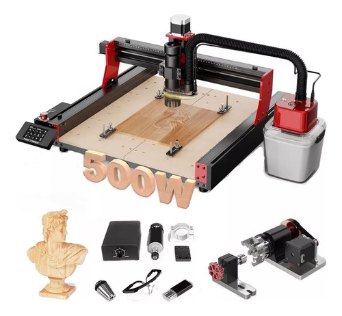[000301] Router Cnc Two Trees Ttc 450pro 500w + Rotativo + Aspiradora