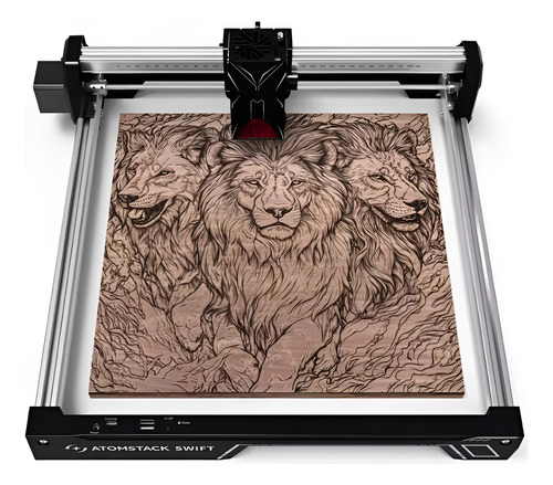 [000048] Cnc Corte Laser Atomstack Swift 12w 30x30